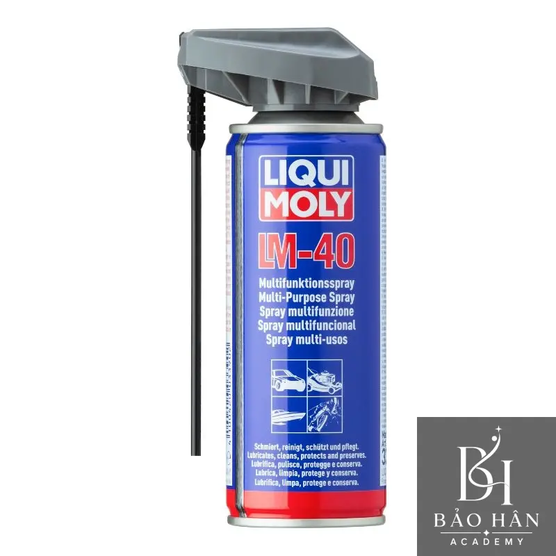 DUNG DỊCH BÔI TRƠN, TẨY RỬA RỈ SÉT, DẦU MỠ ĐA NĂNG LIQUI MOLY LM-40 200ML - 3390